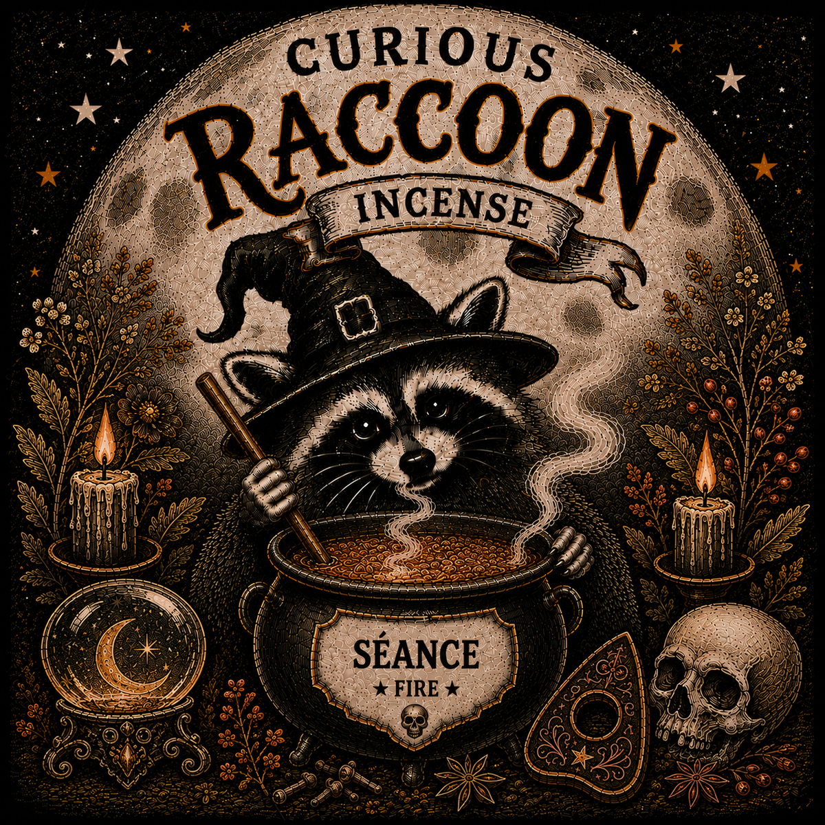 Curious Raccoon Incense