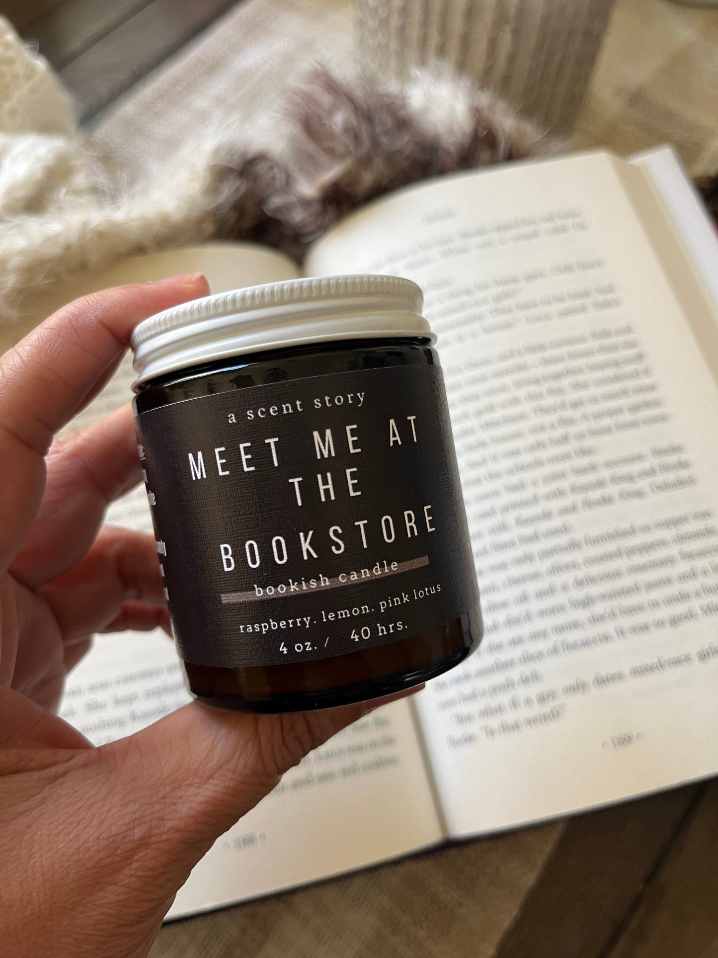 Meet Me at the Bookstore | Bookish Candle