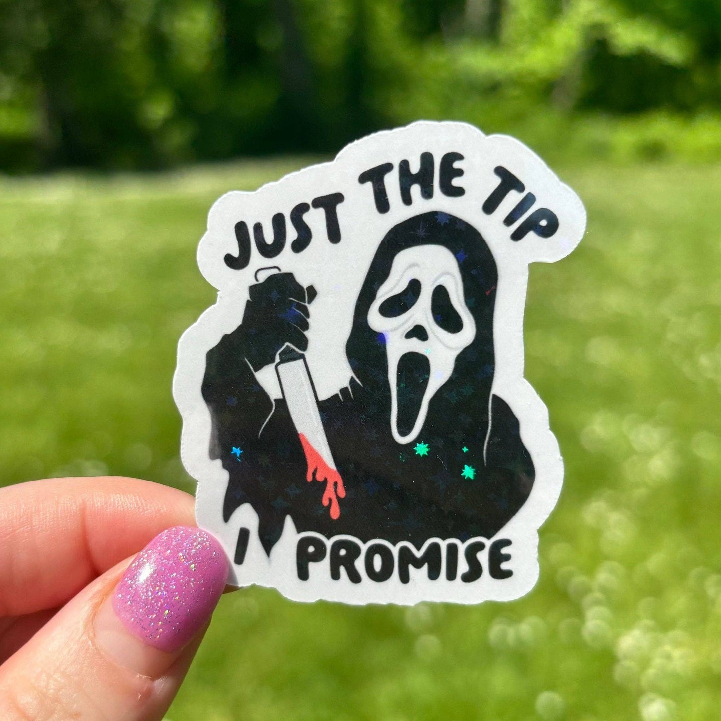 Just the Tip Ghost Sticker