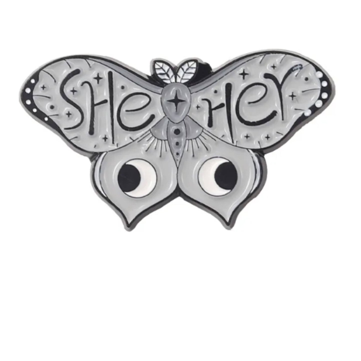 Butterfly Enamel Pin: Pronoun Wings, Nature-Inspired Jewelry