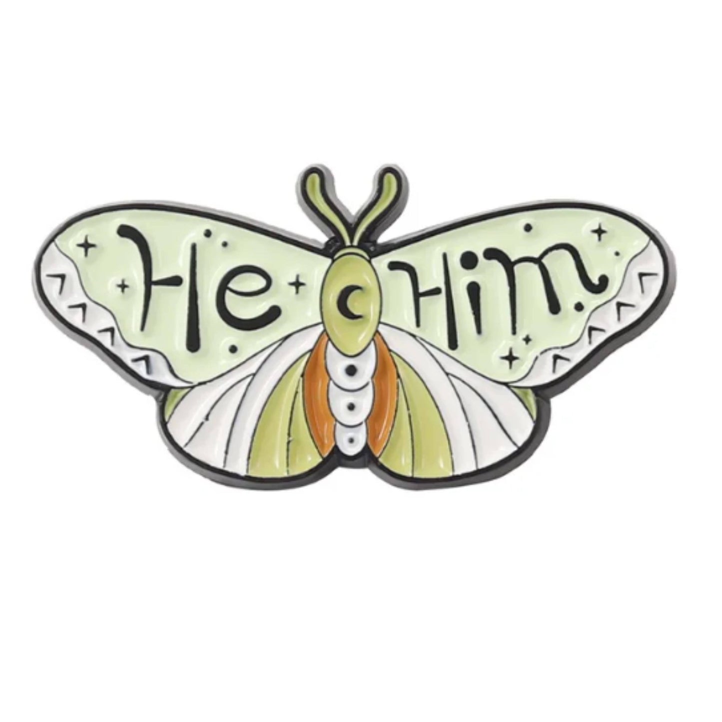 Butterfly Enamel Pin: Pronoun Wings, Nature-Inspired Jewelry