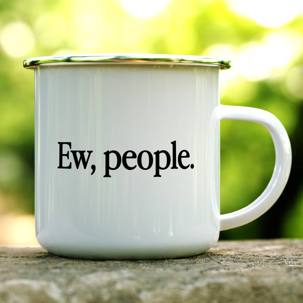 Funny Sarcastic Sassy Camping Coffee Mug, Gift for Introvert