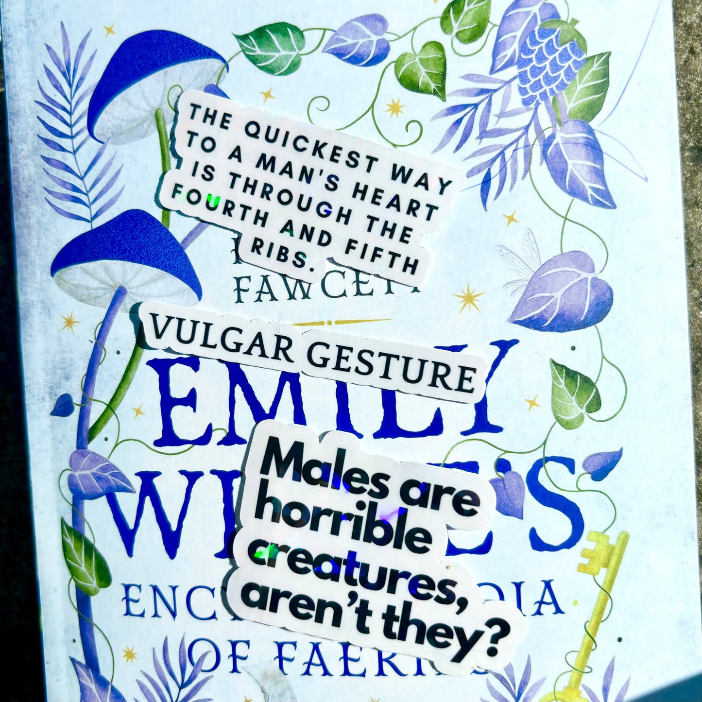 Vulgar Gesture Sparkle Sticker