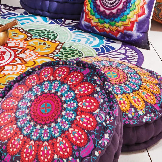Peacock Pouffe