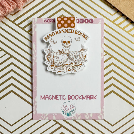 Read Banned Books Cute Magnetic Bookmark, Bookish, BookLover