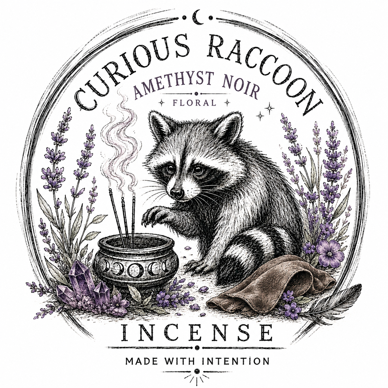 Curious Raccoon Incense