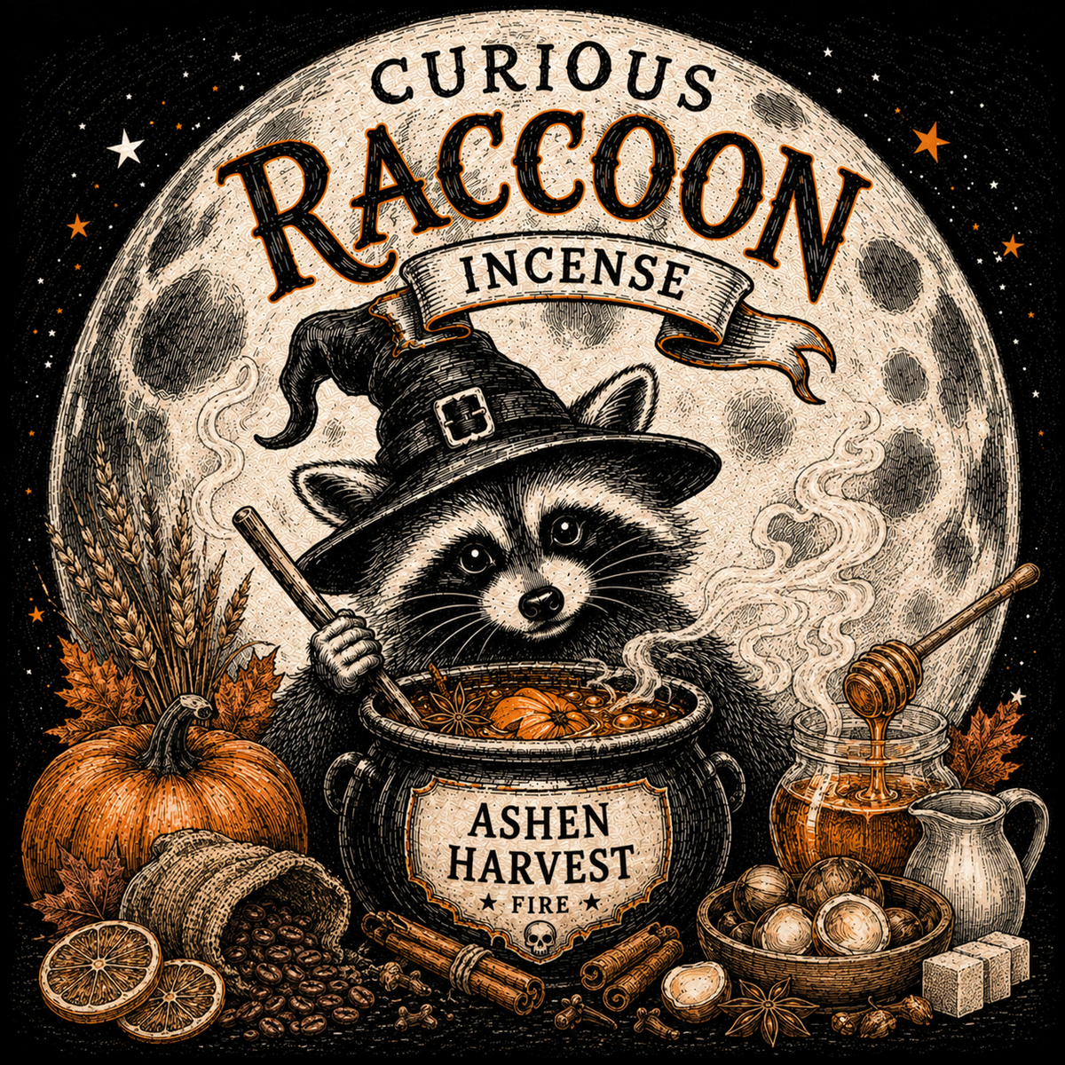 Curious Raccoon Incense