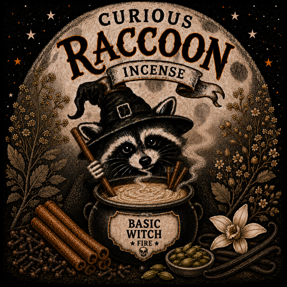 Curious Raccoon Incense