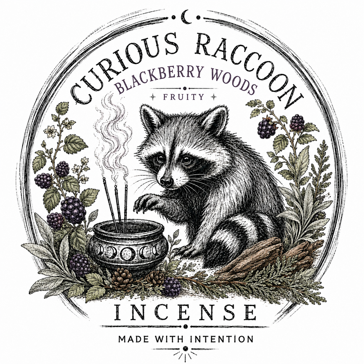 Curious Raccoon Incense