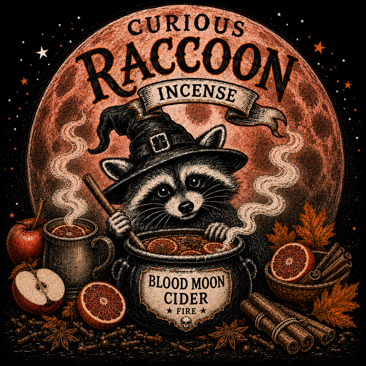 Curious Raccoon Incense
