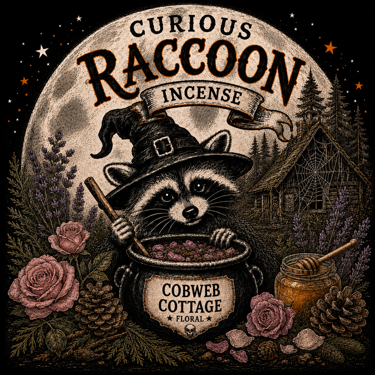 Curious Raccoon Incense