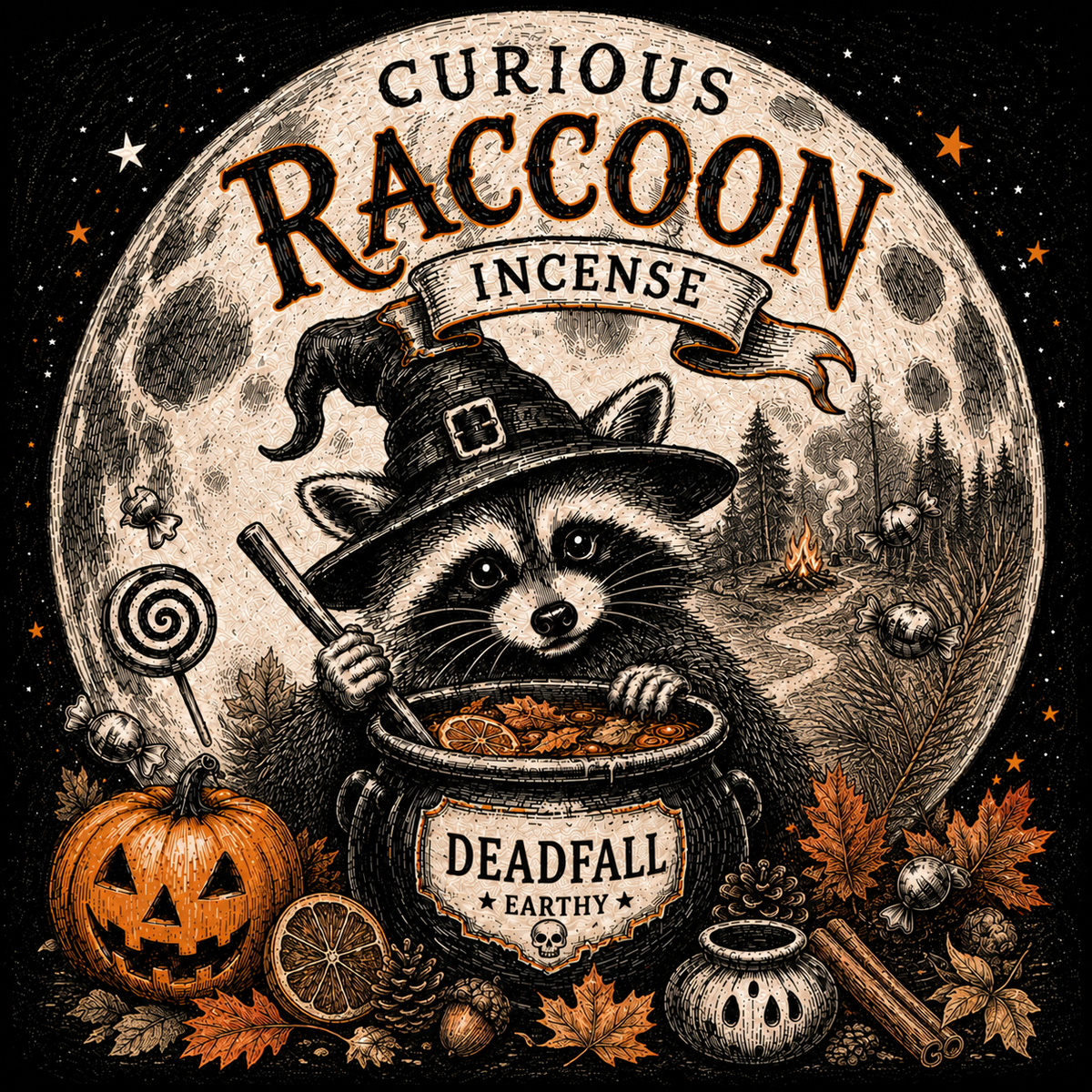 Curious Raccoon Incense