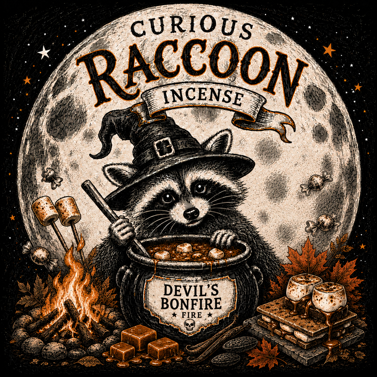 Curious Raccoon Incense