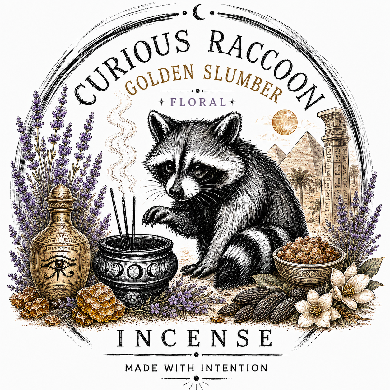 Curious Raccoon Incense