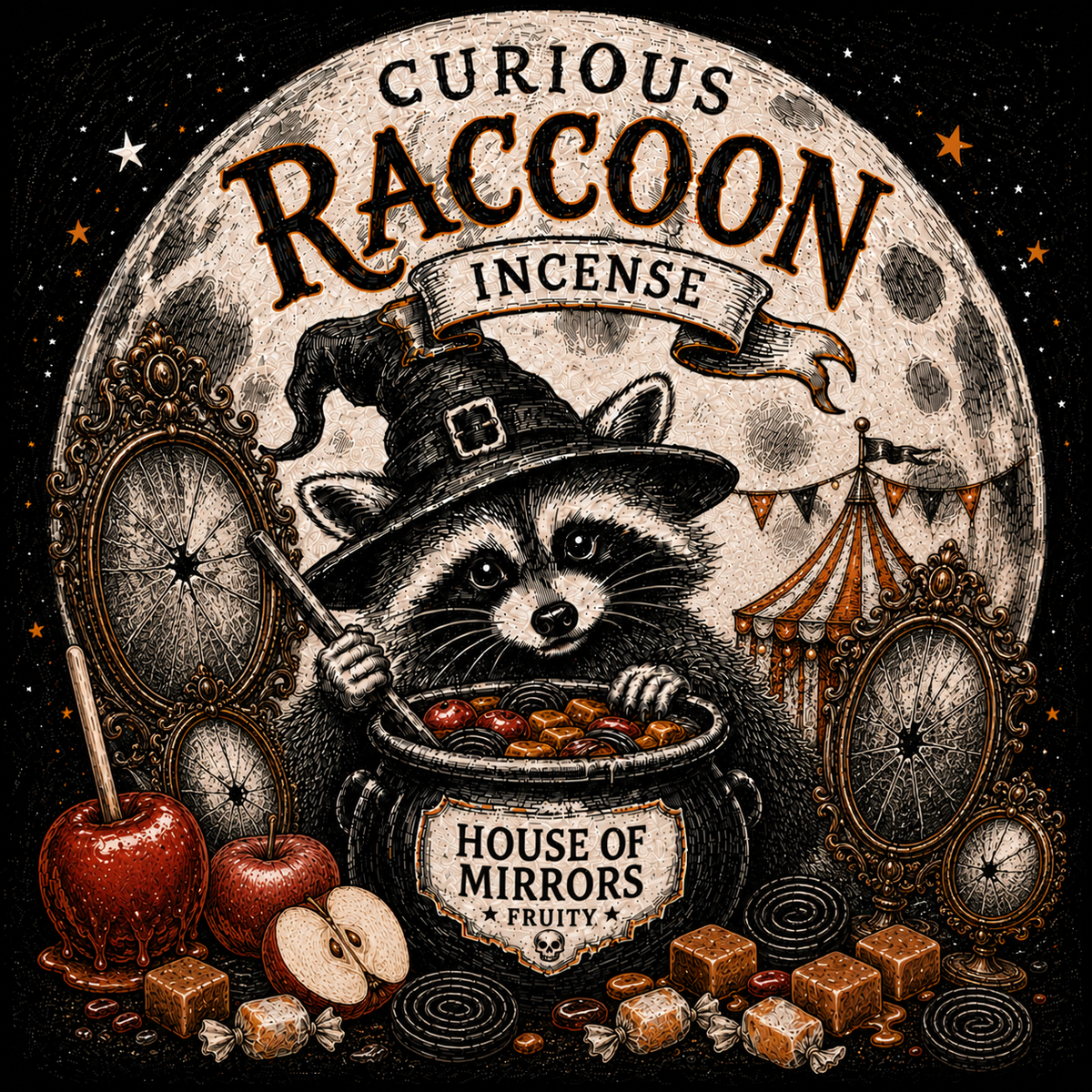 Curious Raccoon Incense
