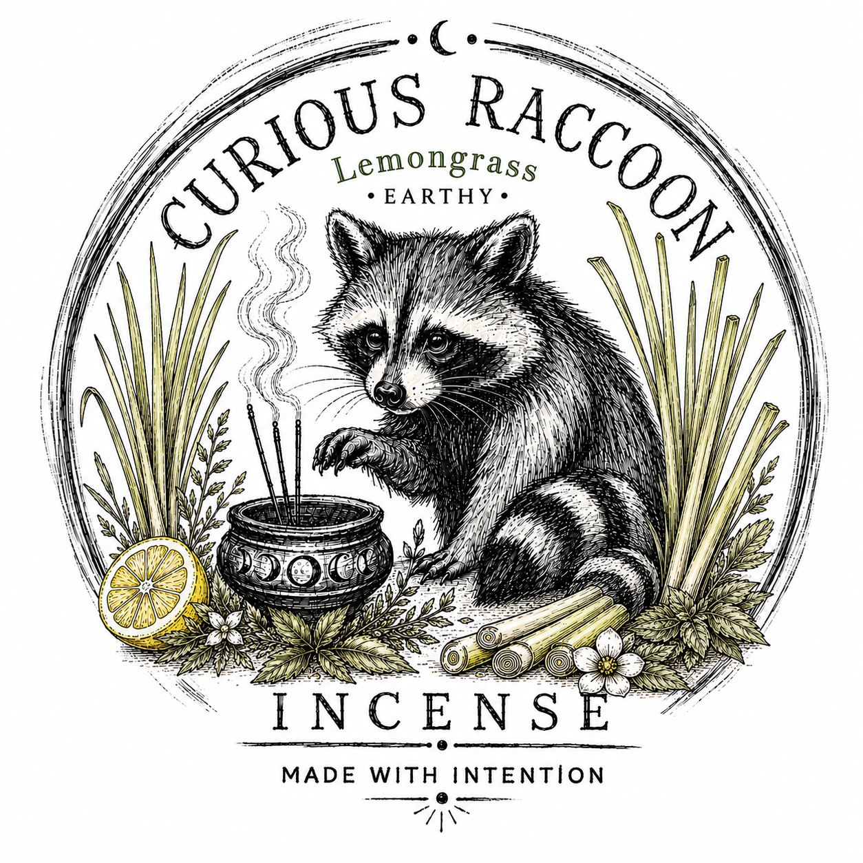 Curious Raccoon Incense