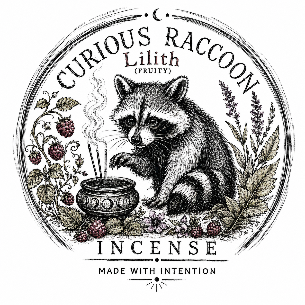 Curious Raccoon Incense