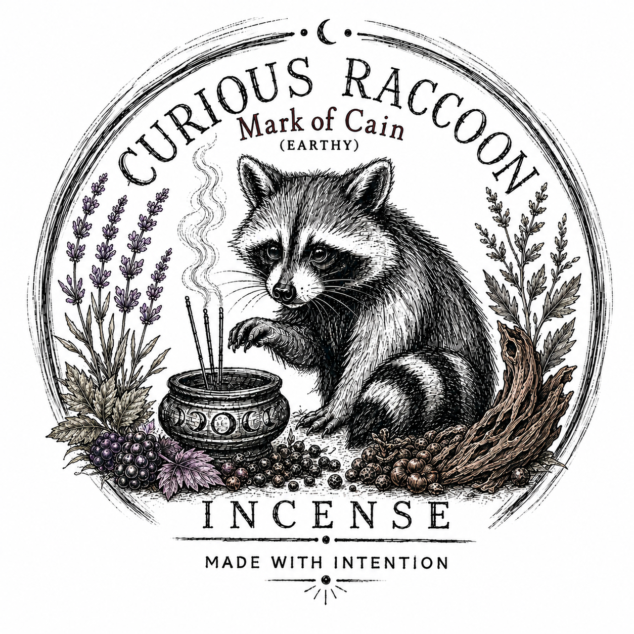 Curious Raccoon Incense