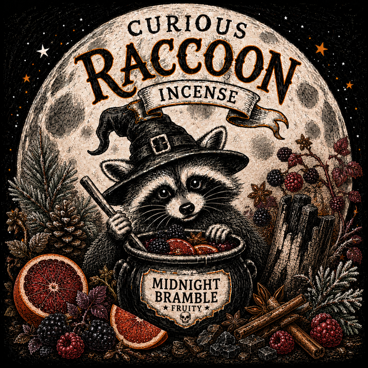 Curious Raccoon Incense