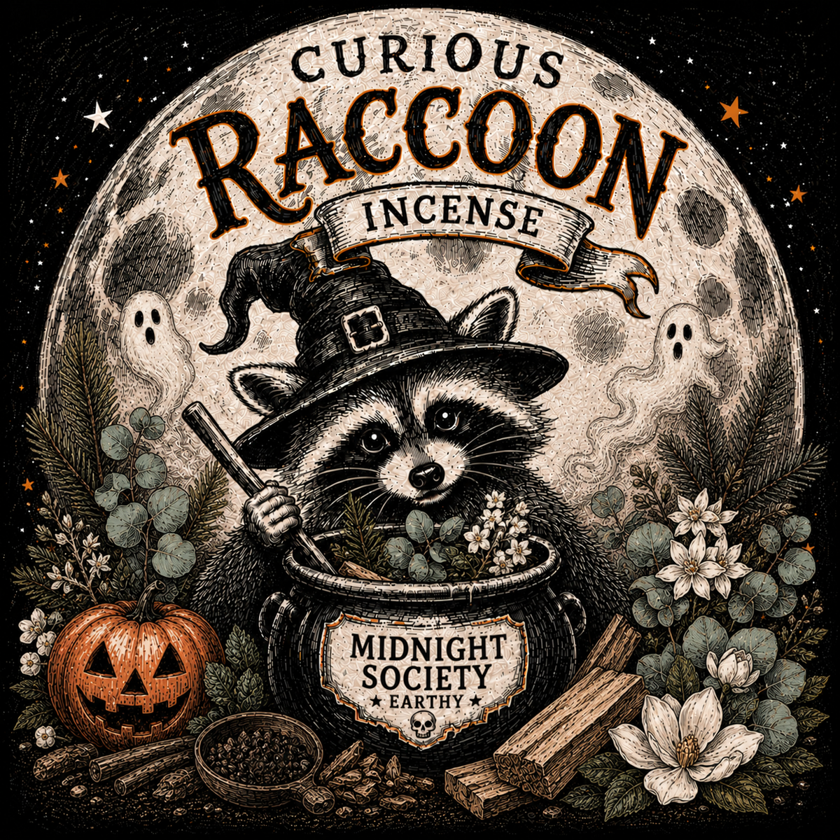 Curious Raccoon Incense