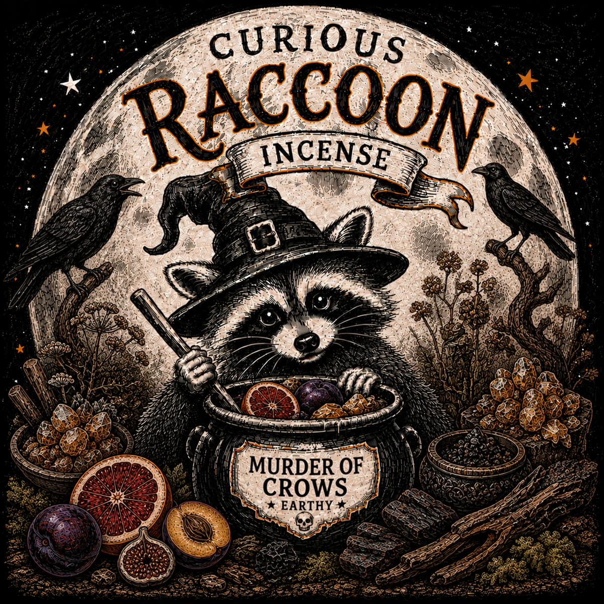 Curious Raccoon Incense