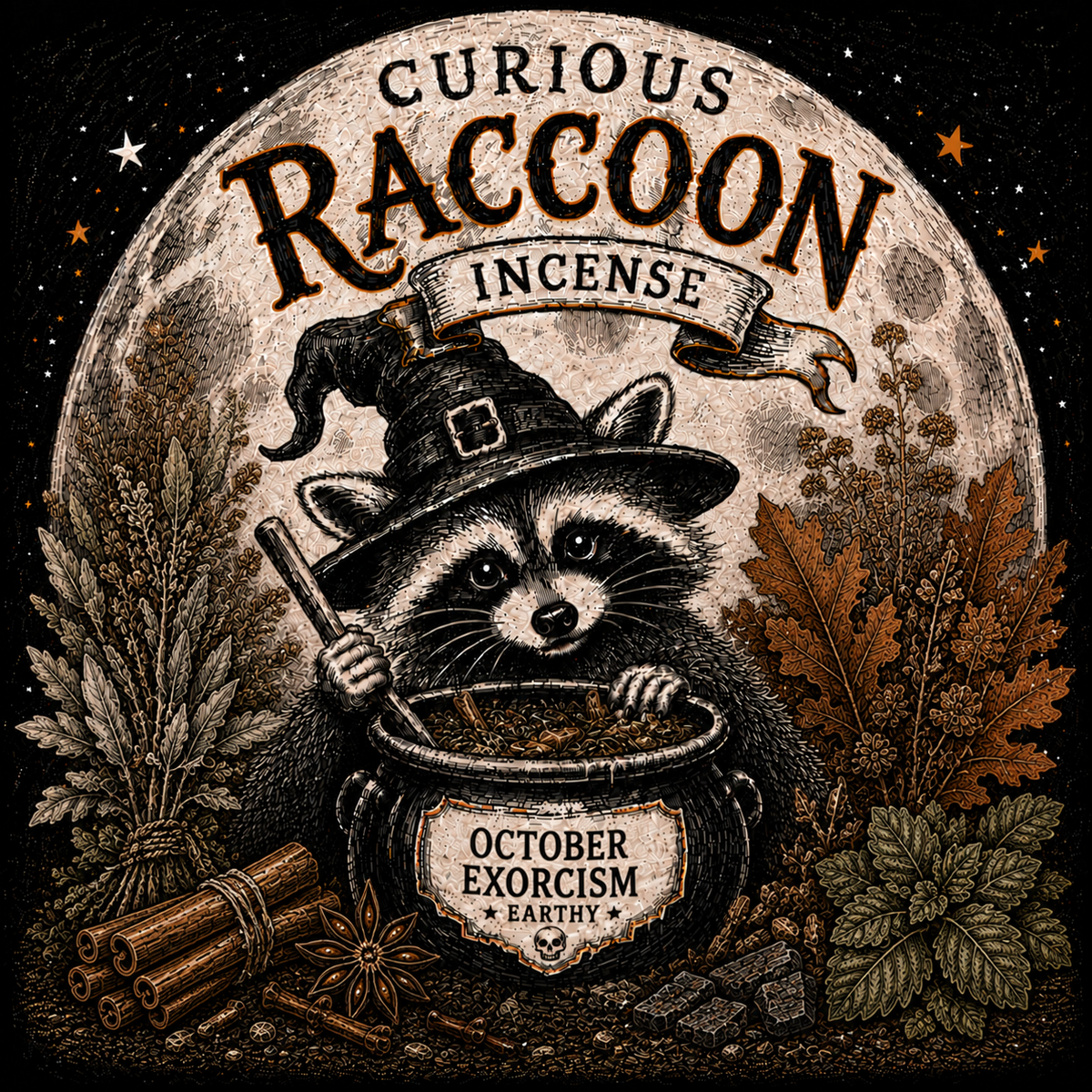 Curious Raccoon Incense