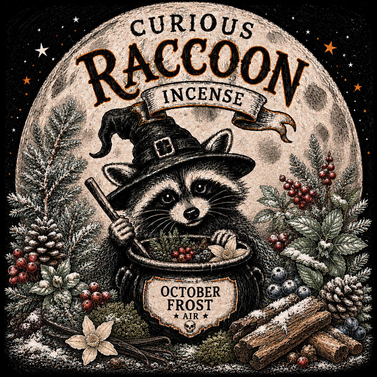 Curious Raccoon Incense