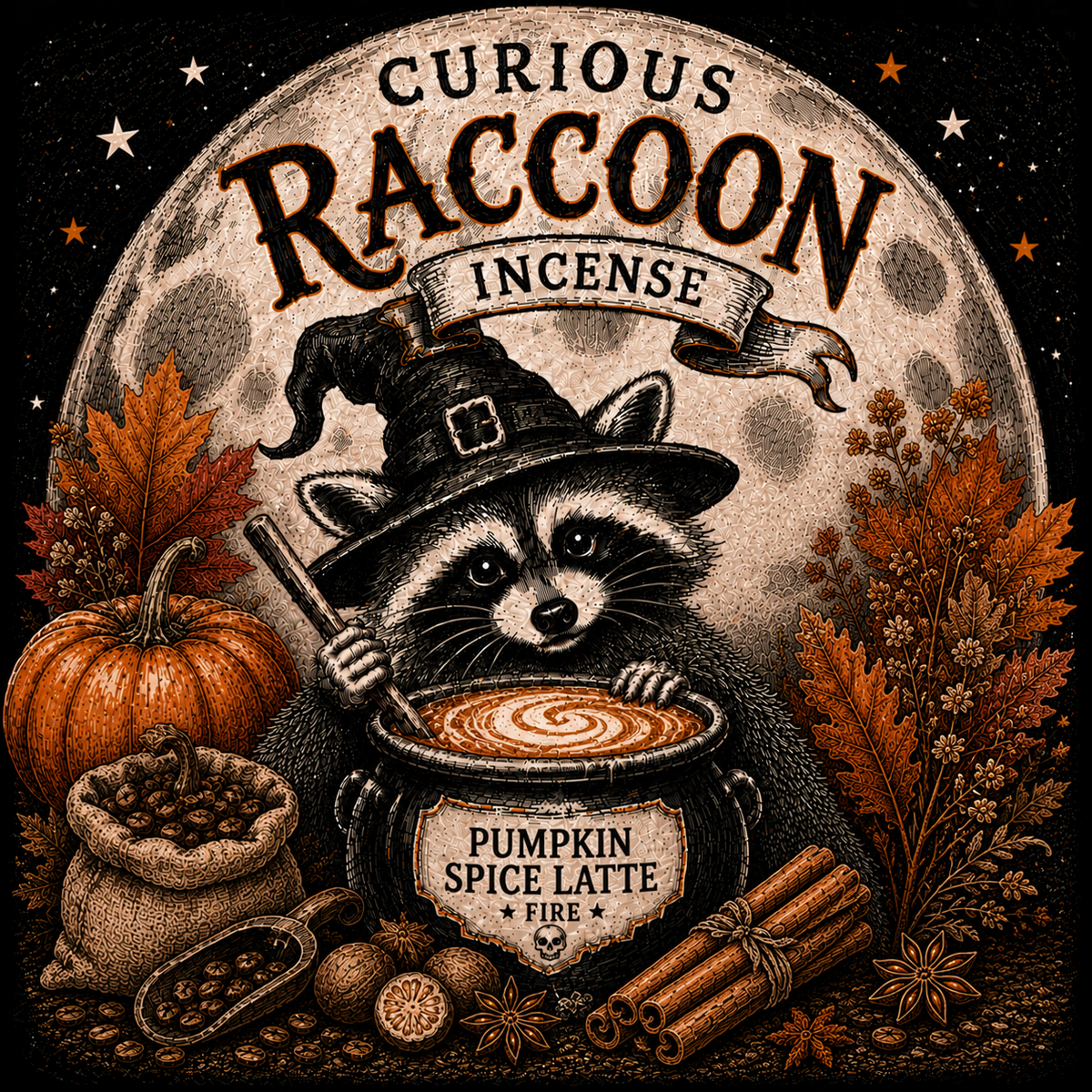 Curious Raccoon Incense