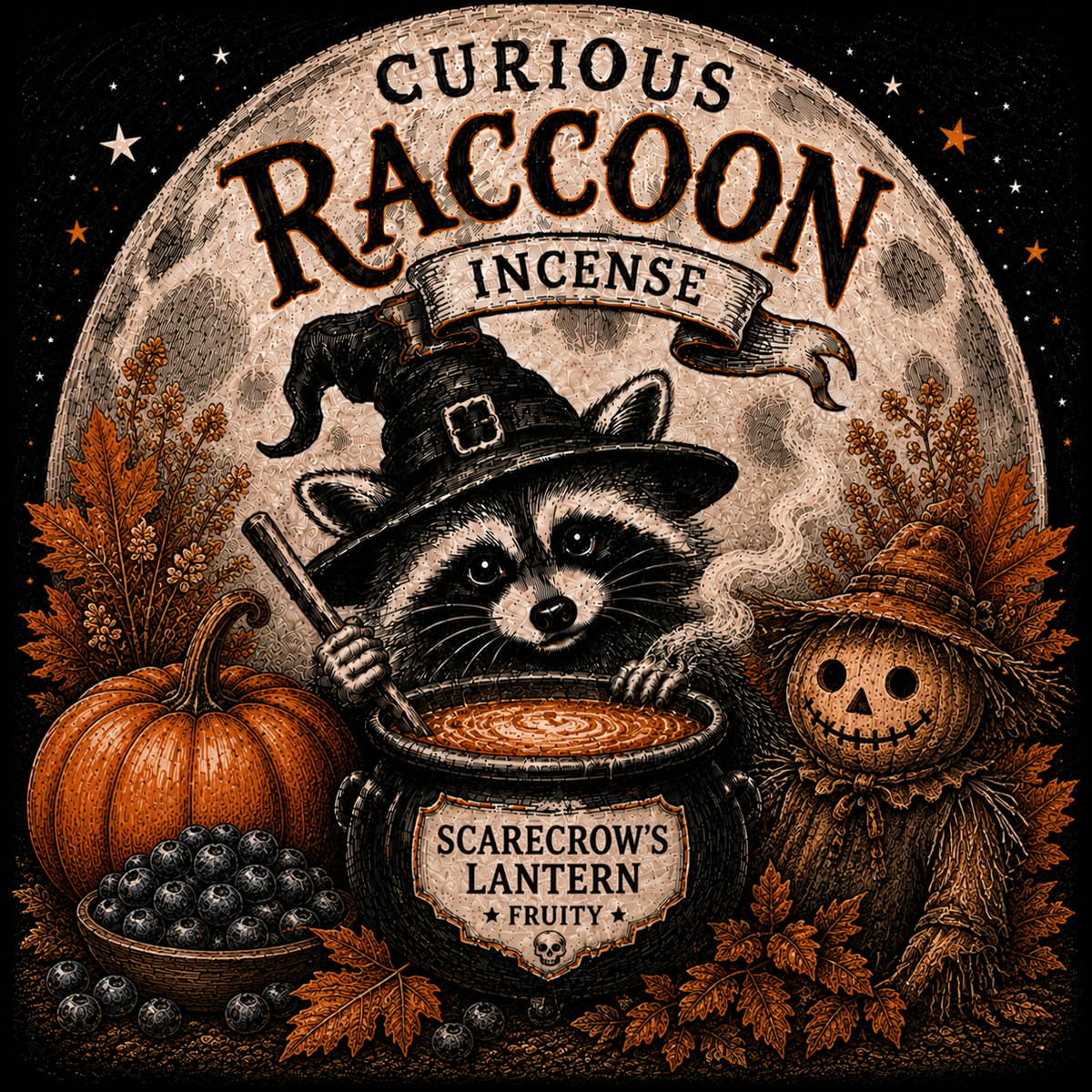 Curious Raccoon Incense