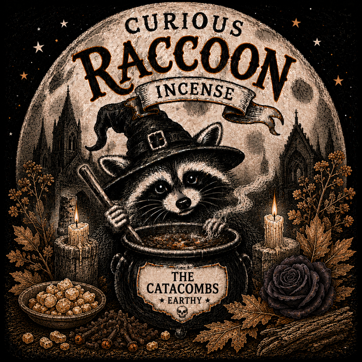 Curious Raccoon Incense