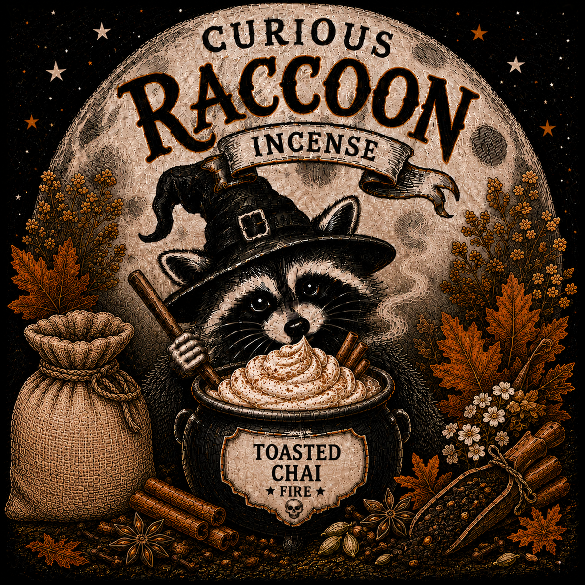 Curious Raccoon Incense