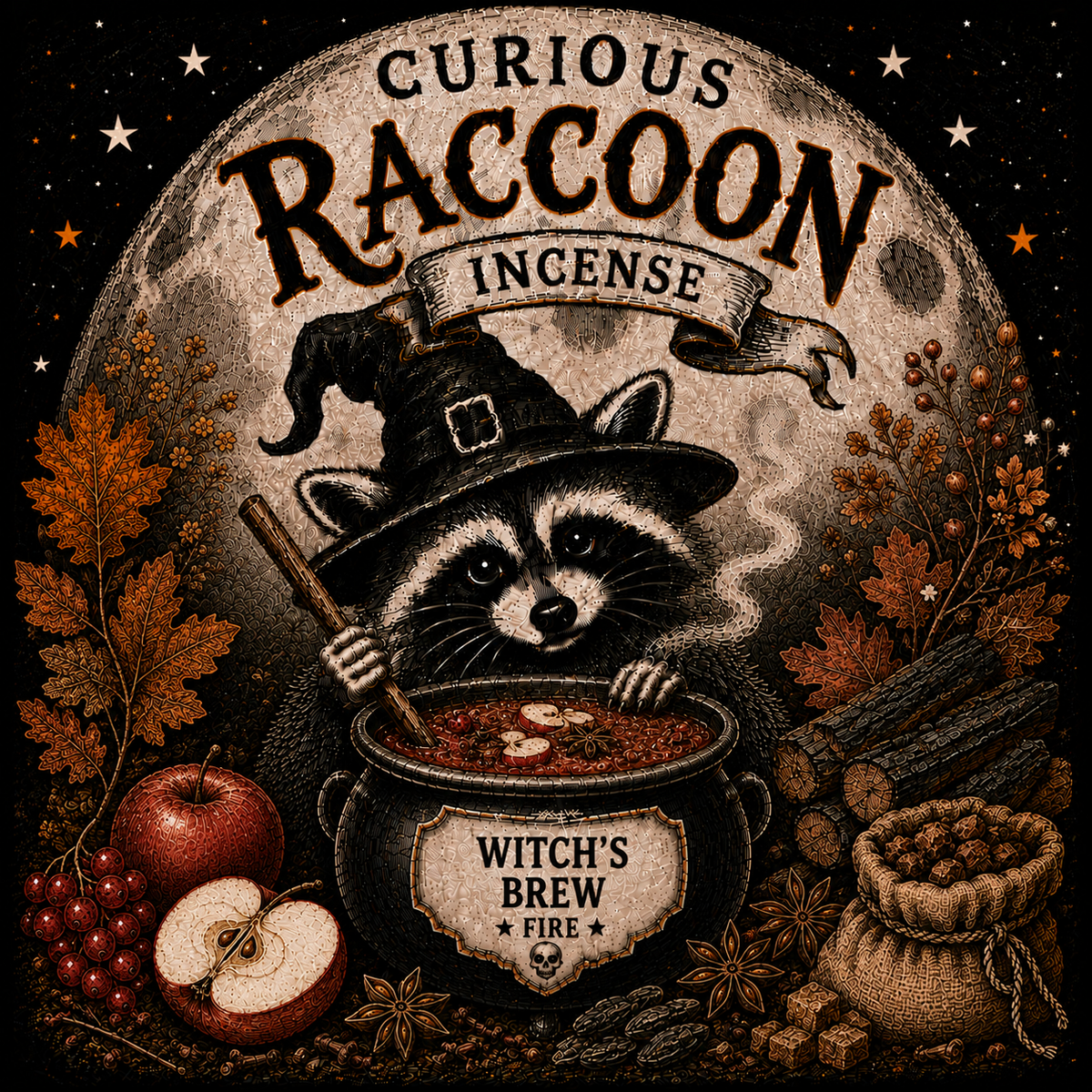 Curious Raccoon Incense