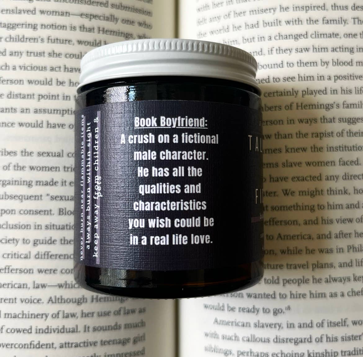 Tall, Dark & Fictional | Bookish Candle
