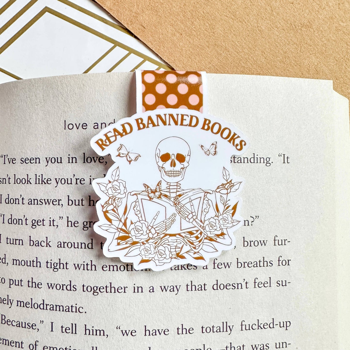 Read Banned Books Cute Magnetic Bookmark, Bookish, BookLover