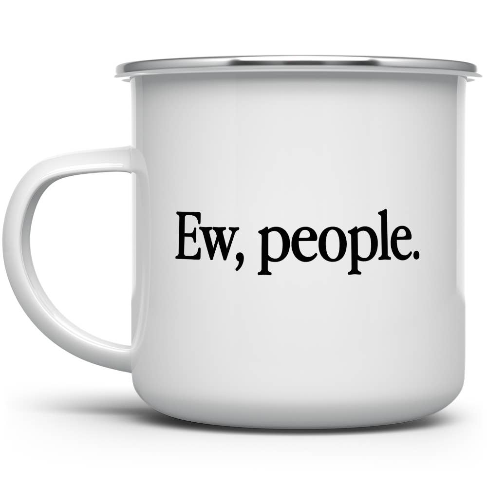 Funny Sarcastic Sassy Camping Coffee Mug, Gift for Introvert