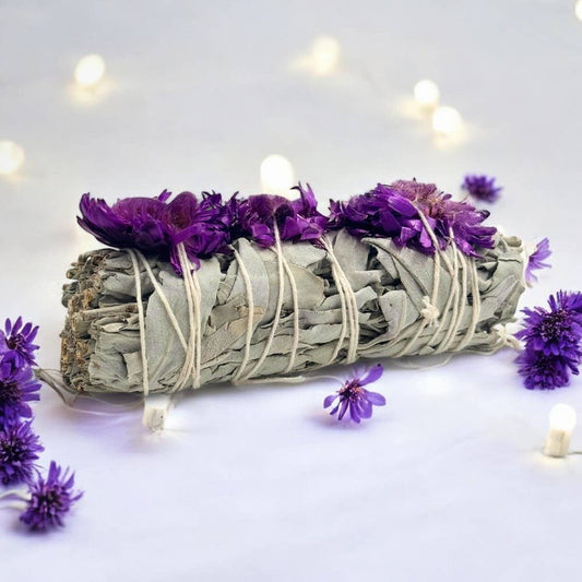 Sage Bundle - Purple Strawflower